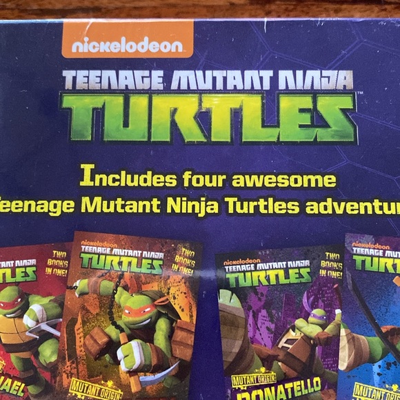 Nickelodeon Teenage Mutant Ninja Turtles box set Collection 1, 4 books, unopened - Picture 6 of 9